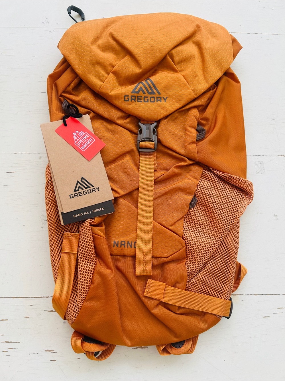 Gregory Nano 16L Backpack in Burnt Orange